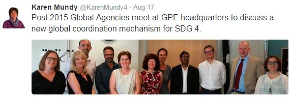 If smiles are an indication, it was a good meeting.